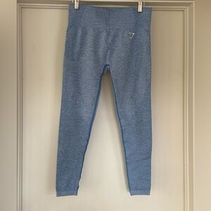 Gymshark seamless light blue leggings size large